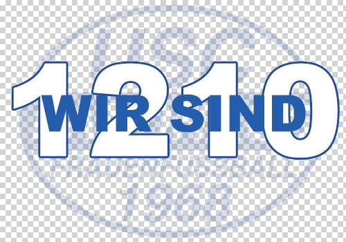 Logo + Wir sind 1210 Blau Transparent