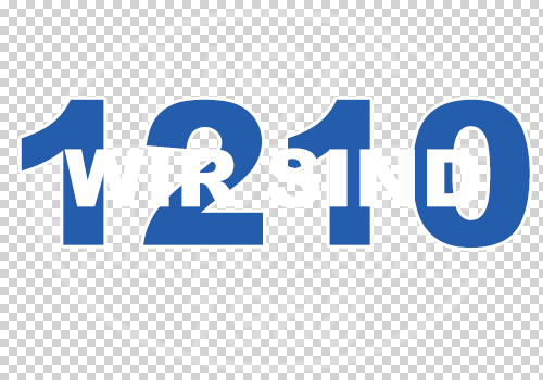 Logo + Wir sind 1210 Weiß Transparent